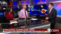 Hurricane Irma reaches Category 5, with winds of 180 mph