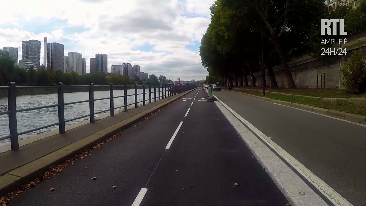 Une piste cyclable a ouvert sur les berges de Seine