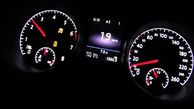 2017 VW Golf 7 Variant 1.4 TSI (125 HP) Acceleration 0-200 km/h