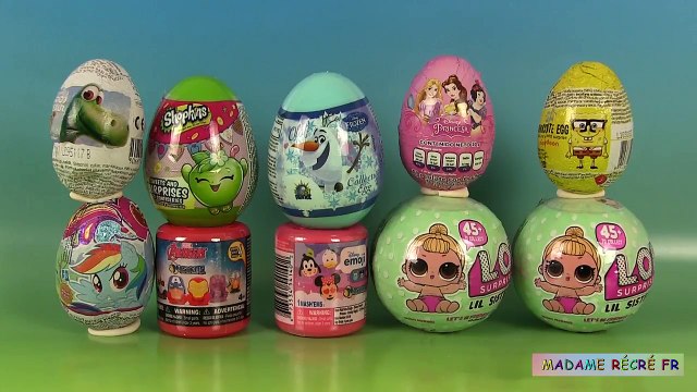 Oeufs Surprises Poupées LOL Mashems Emojis Avengers Super-Héros