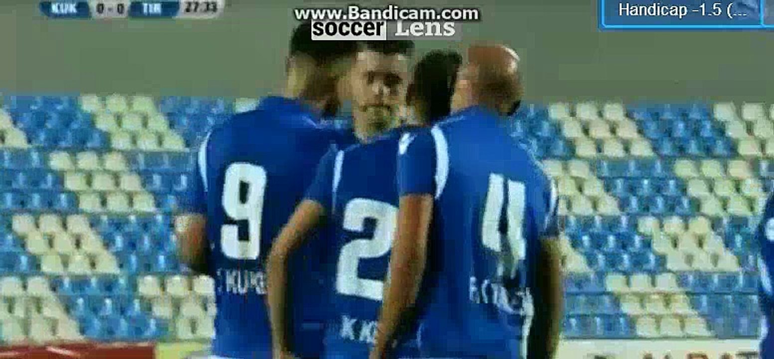 Ylli Shameti Red Card - Kukesi 0-0 KF Tirana - 06.09.2017 HD