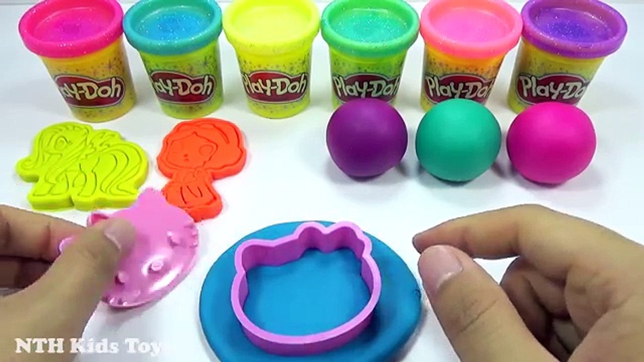 Learn Colors Play Doh Ice Cream Popsicle Peppa Pig Elephant Molds Fun & Creative for Kids