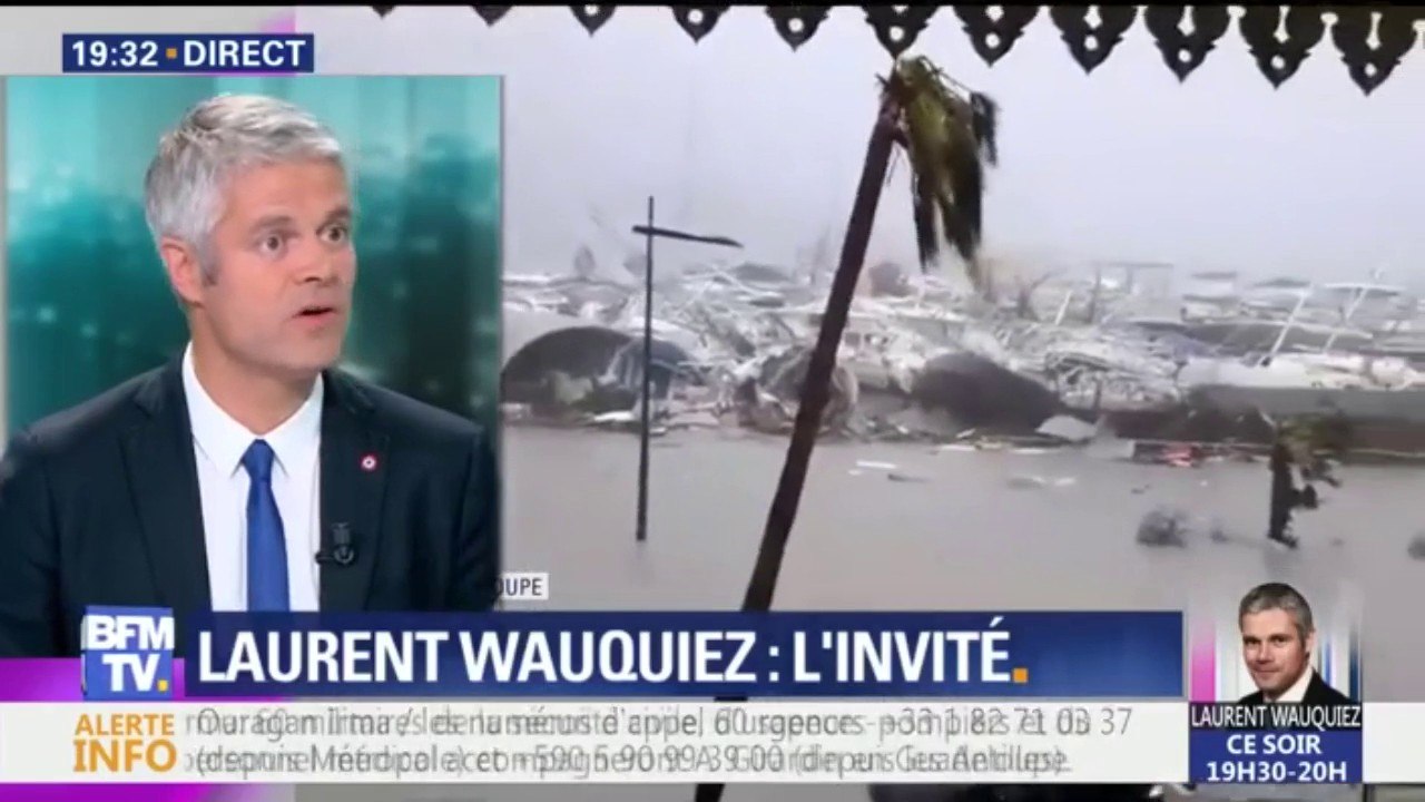Irma: la région Auvergne-Rhône-Alpes "va adopter un dispositif de solidarité", annonce Wauquiez