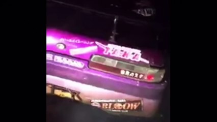 単車より上手い？！車でコール！！ S13・シルビア