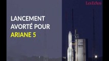 Lancement avorté pour la fusée Ariane 5