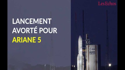 Lancement avorté pour la fusée Ariane 5