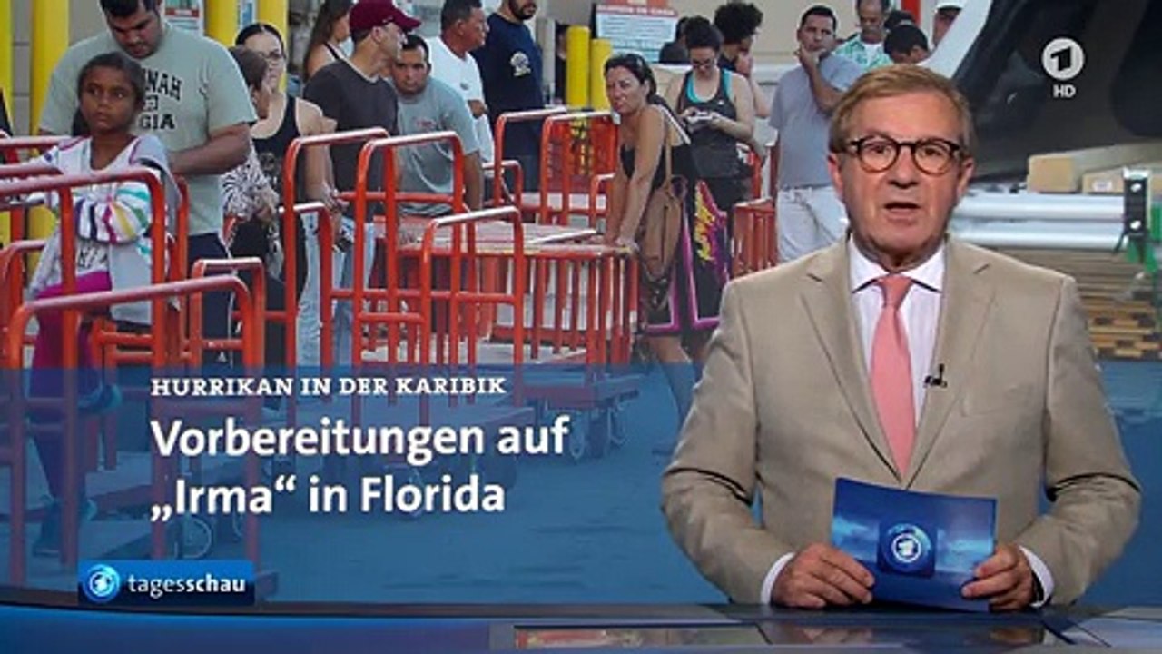 SCHWERPUNKT: Unwetter über Karibik - USA bereiten sich auf Hurrikan 'Irma' vor | Tagesschau24