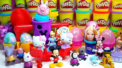 下载视频: Peppa Pig italiano Ovetti Sorpresa Frozen Spiderman Hello Kitty Uova Kinder- Giochi per ba