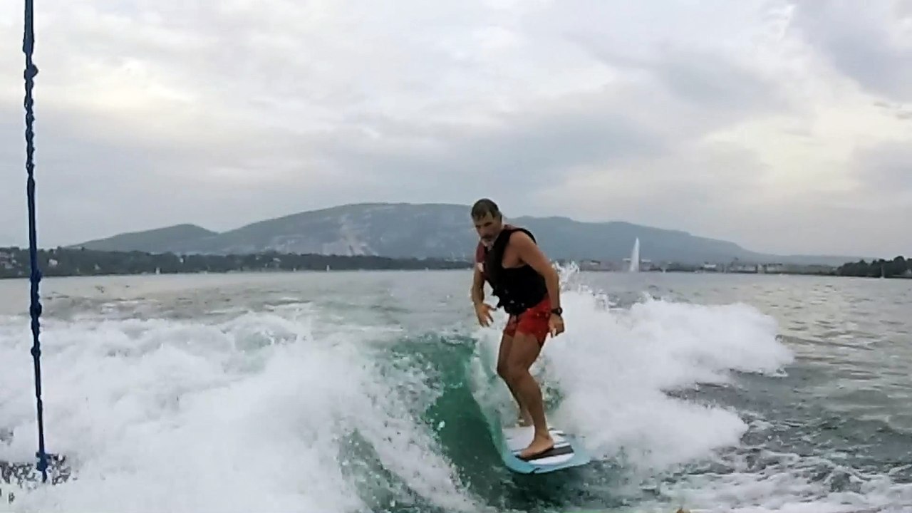 Surfeur d'eau douce