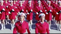 Beautiful Womens in Chinese Military Parade