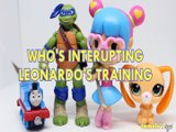WHO'S INTERUPTING LEONARDO'S TRAINING THOMAS & FRIENDS MAGIC MOTION BARBIE VIDEO GAME HERO  Toys BABY Videos, TEENAGE NI