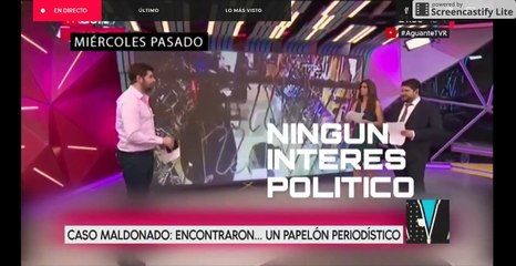 Informe de TVR sobre los medios y la desaparición de Santiago Maldonado