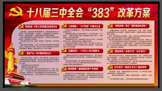习近平第一次改革的挫败： “383改革方案”被否决 （2017.8.14）