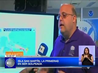 Huracán Irma impacta Isla del Caribe