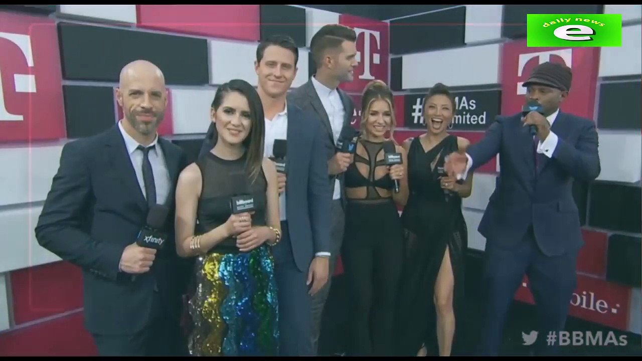 BBMA 방탄소년단 춤배우다가 지민이랑 사고날뻔 ㅎㅎ BTS with Laura Marano fire dance full