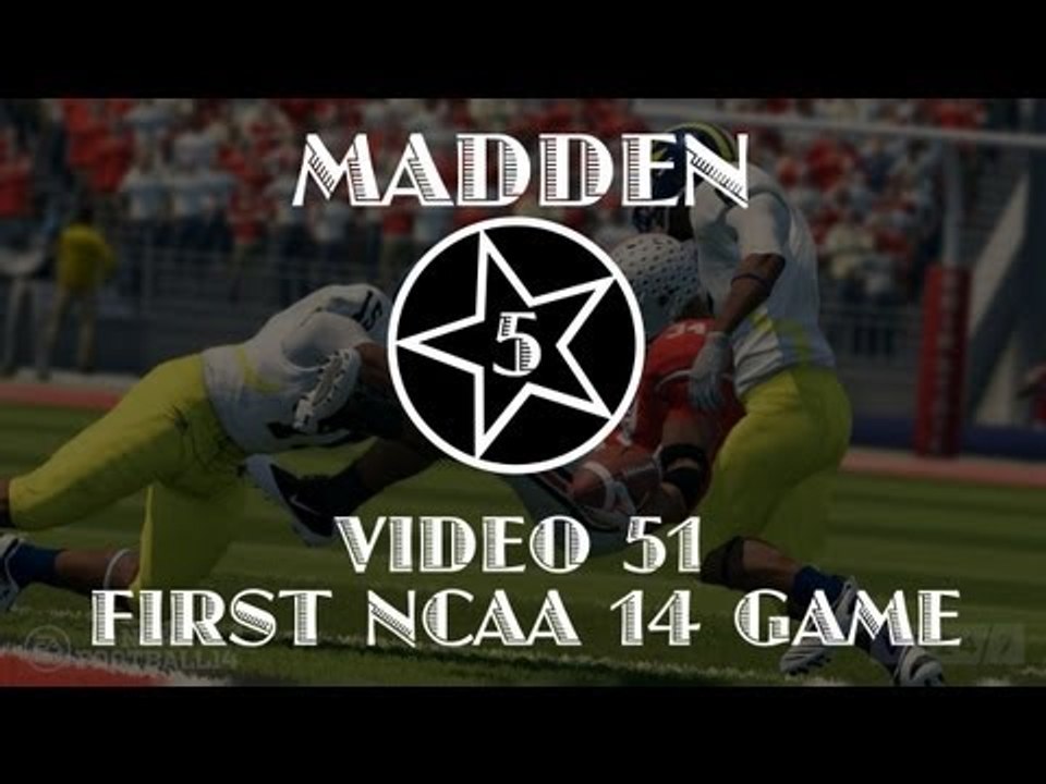 FIRST NCAA 14 GAME - Online UnRanked Match - Auburn vs. OSU