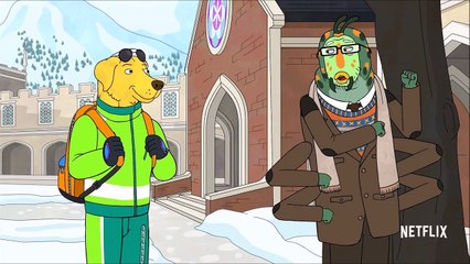 BOJACK HORSEMAN Season 4 Official Clip _Ski Academy_ (HD) Netflix Comedy Series
