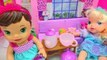 Baby Alive Teacup Surprise Baby Doll Fun Tea Party with DIY Play Doh Cookies by DisneyCarT