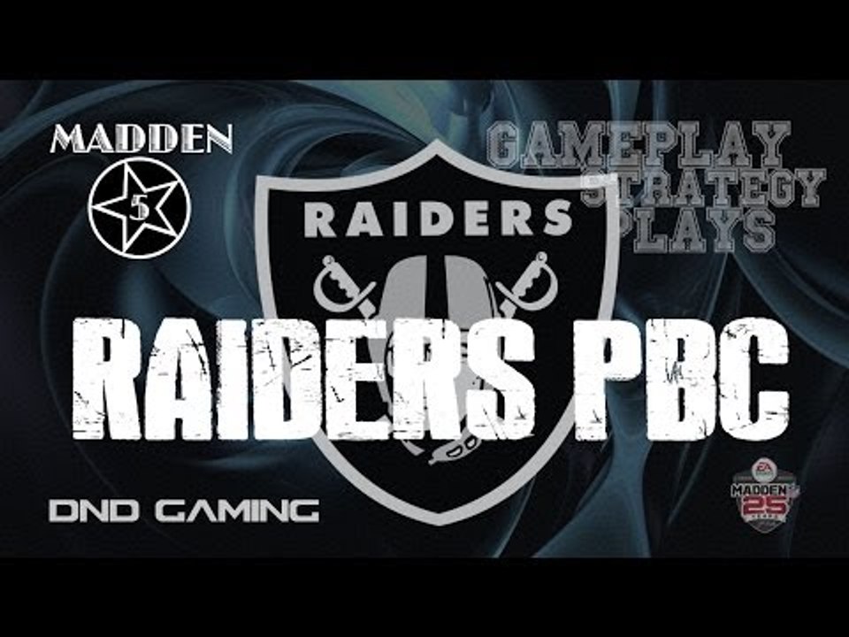 Madden 25 ONLINE GAMEPLAY - RAIDERS PLAYBOOK CHALLENGE