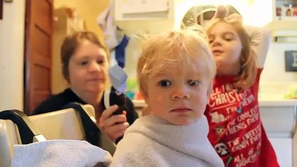 Little boys clipper haircut (straight hair)