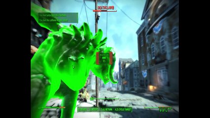 Survival Mode Deathclaw Fight at level 5 _ no weapons_ No Powerarmor Bethany WMotC