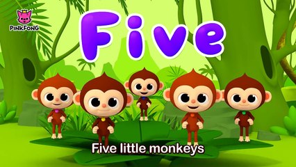 Five Little Monkeys _ Word Play _ Pinkfong Songs for Children-weHSNl8CbDo