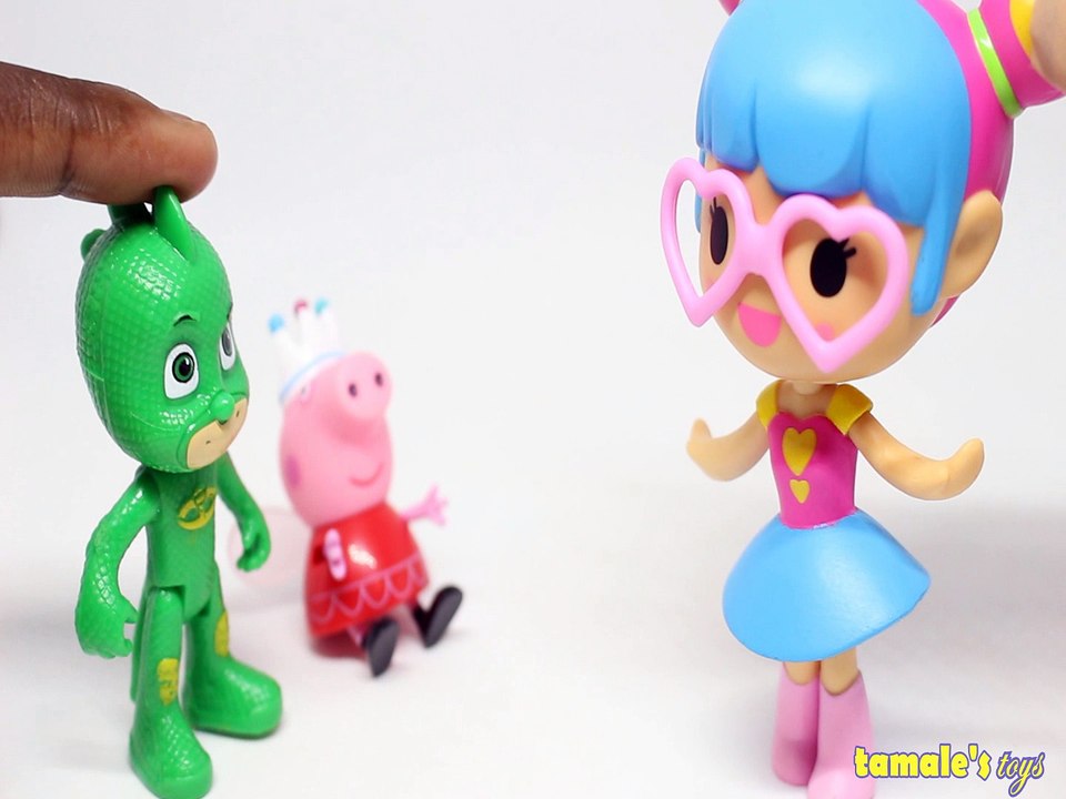 BARBIE VIDEO GAME HERO WANTS TO MEET SUPERGIRL GEKKO PEPPA PIG PJ MASKS FAIRY DC SUPER HERO GIRLS  Toys BABY Videos, NICKELODEON