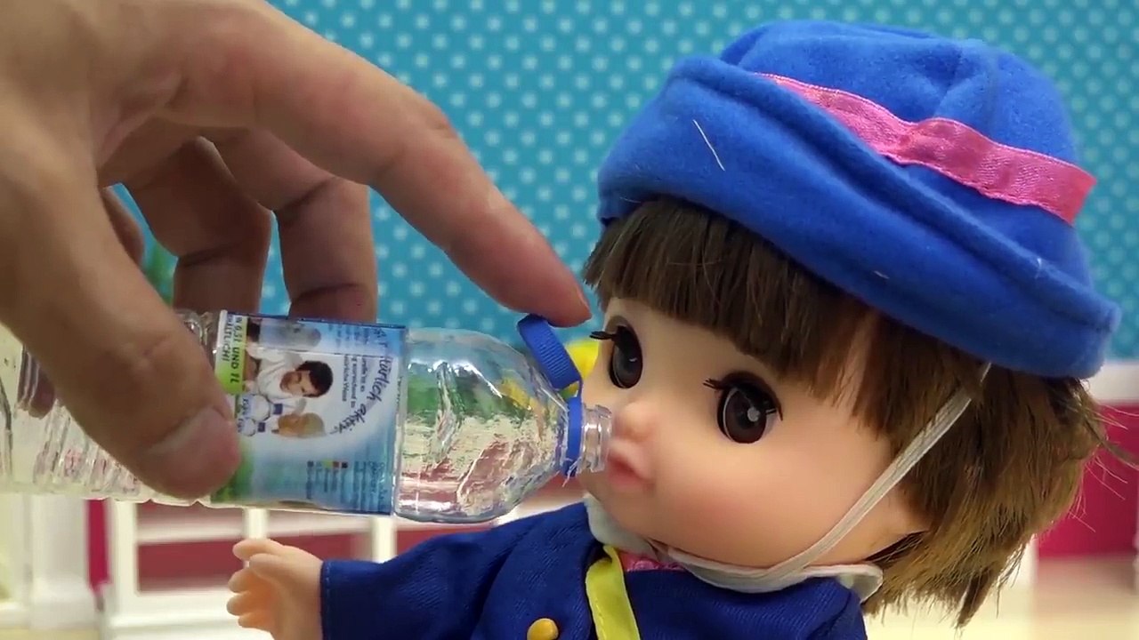 おもちゃ紹介 お水の飲みすぎでおもらしレミン ミニチュアアイロン New item toys Remamin & Soran doll-Bl9P7csRVcE