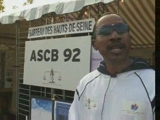 Guy-Paul Kiele, pdt de Asso. Sportive du barreau de Nanterre