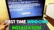 Install Windows on Lenovo FreeDos NO OS Laptops, BIOS Setup (First Time Installation) Ideapad 100