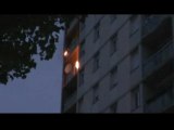 Un appartement prend feu au Banlay