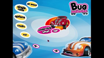 Bug Mania gameplay on Castle with razor-bug car