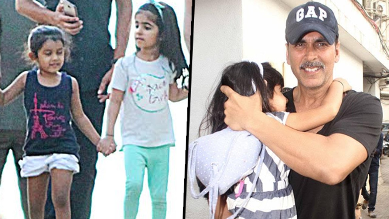 Akshay Kumar's Daughter Nitara Spotted Playing With Her Bestie | Bollywood Buzz