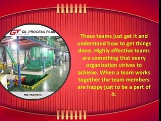 Oil Refining Machine & their Highly Efficient Team