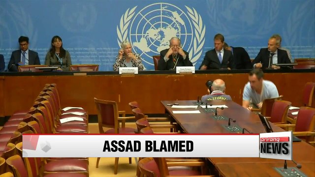 Syrian government behind Sarin attack in April: UN panel