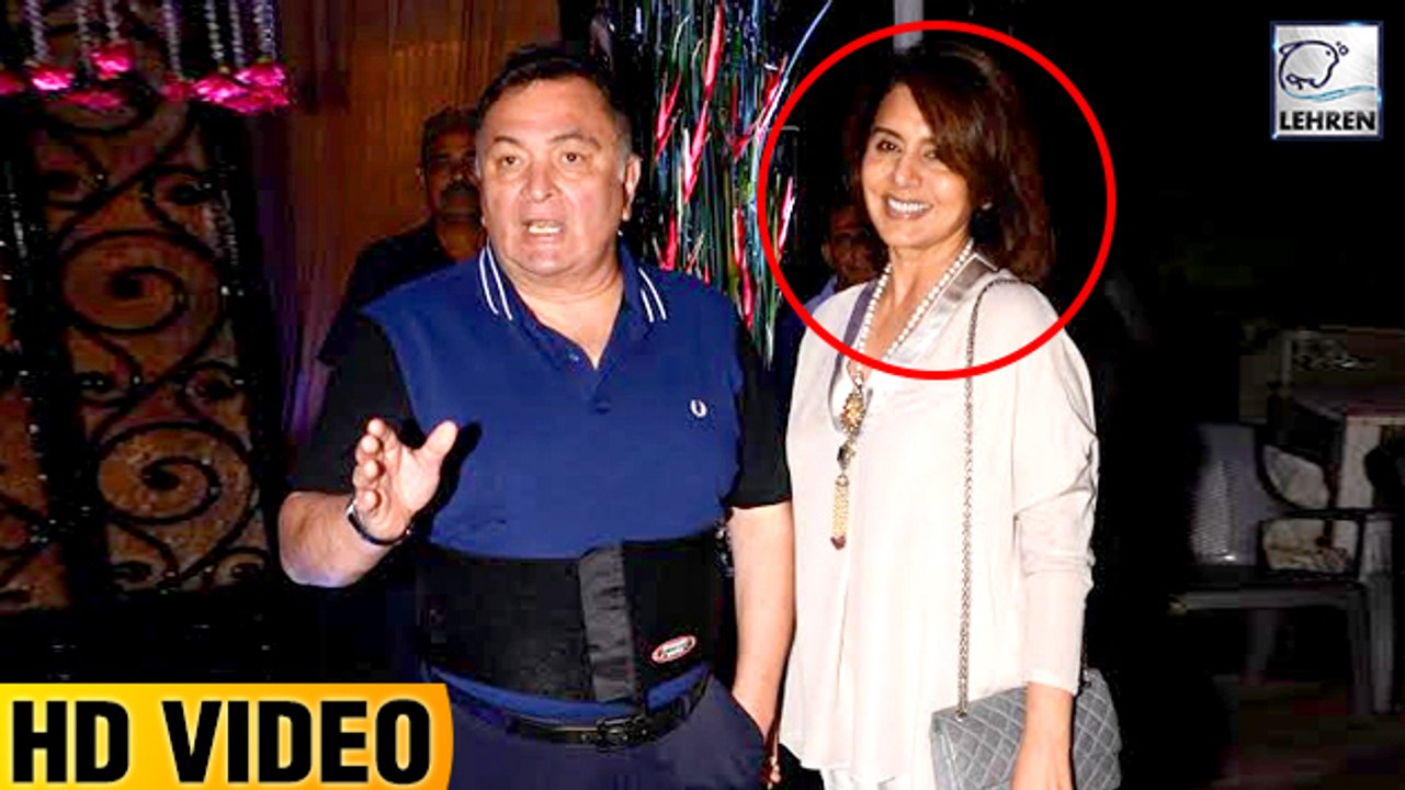 Rishi Kapoor Embarrasses Wife Neetu Kapoor At R...