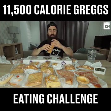 Ce taré va manger plus de 11.500 calories. Challenge dangereux pour l'estomac