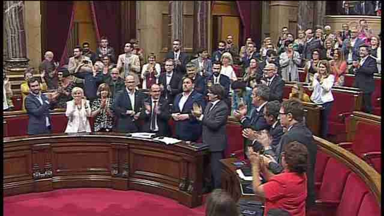 El Parlament aprueba la ley del referéndum de independencia