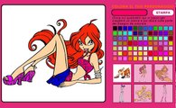 Niños para Winx hadas para colorear juego de libro de dibujos animados revisión en línea