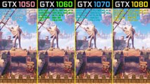 Bioshock Infinite GTX 1050 Ti vs. GTX 1060 vs. GTX 1070 vs. GTX 1080