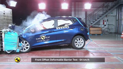 Crash-test de la nouvelle Ford Fiesta 2017:  Un bon 5/5 en note finale !
