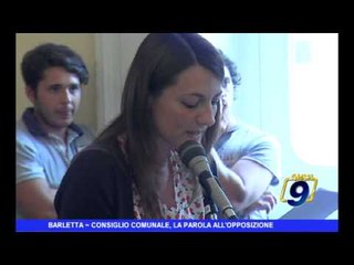 Barletta | Consiglio Comunale, la parola all'opposizione