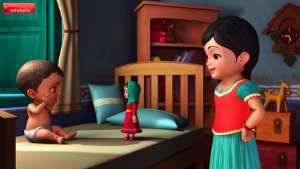 பொம்மையம்மா | Tamil Rhymes & Baby Songs for Children | Infobells