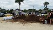 Florida residents fill up sandbags in preparation for Hurricane Irma