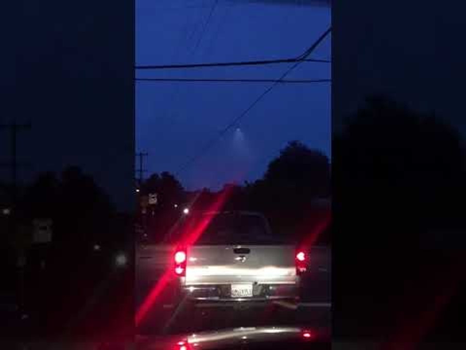 Strange Beam of Light Spotted in Night Sky