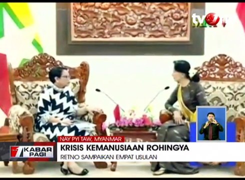 Krisis Rohingya, Menlu RI Sampaikan 4 Usulan Pada Myanmar