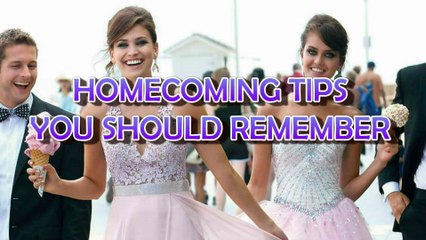 Tips For Homecoming Night
