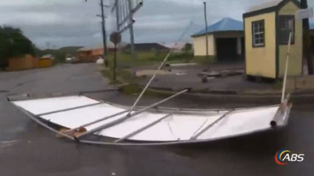 Ouragan Irma: les dégâts à Antigua-et-Barbuda
