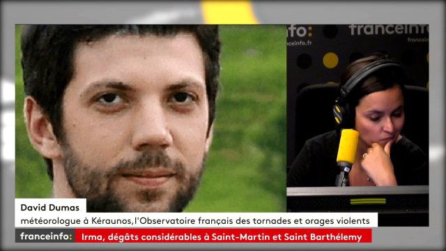 Après les Antilles, la probable trajectoire d'#Irma vers la Floride sans faiblir selon David Dumas