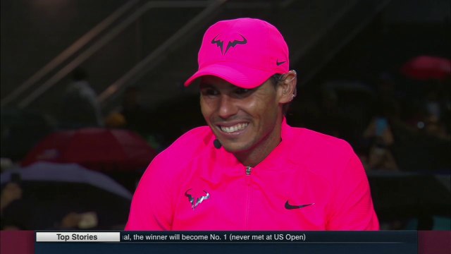 Rafael Nadal Interview at the ESPN studio after R3 at USO 2017
